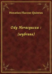 : Ody Horacyusza : (wybrane) - ebook