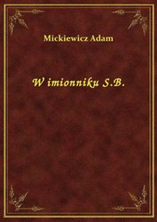 : W imionniku S.B. - ebook
