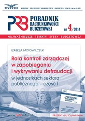 : Poradnik Rachunkowości Budżetowej - e-wydanie – 4/2014