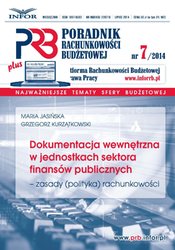 : Poradnik Rachunkowości Budżetowej - e-wydanie – 7/2014