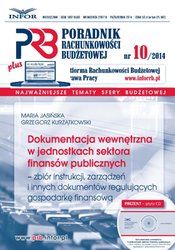 : Poradnik Rachunkowości Budżetowej - e-wydanie – 10/2014