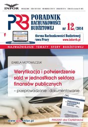 : Poradnik Rachunkowości Budżetowej - e-wydanie – 12/2014