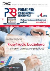 : Poradnik Rachunkowości Budżetowej - e-wydanie – 4/2015