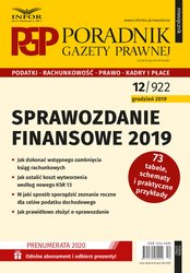 : Poradnik Gazety Prawnej - e-wydanie – 12/2019