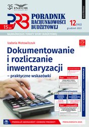 : Poradnik Rachunkowości Budżetowej - e-wydanie – 12/2022