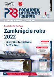 : Poradnik Rachunkowości Budżetowej - e-wydanie – 1/2023