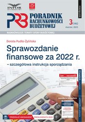 : Poradnik Rachunkowości Budżetowej - e-wydanie – 3/2023