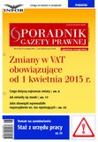 : Poradnik Gazety Prawnej - 15/2013