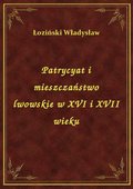 Patrycyat i mieszczaństwo lwowskie w XVI i XVII wieku - ebook