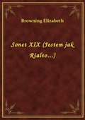 Sonet XIX (Jestem jak Rialto...) - ebook