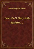 Sonet XLII (Jak ciebie kocham?...) - ebook
