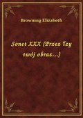 Sonet XXX (Przez łzy twój obraz...) - ebook