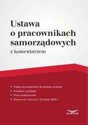 : Ustawa o pracownikach samorządowych - komentarz  - ebook