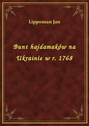 : Bunt hajdamaków na Ukrainie w r. 1768 - ebook