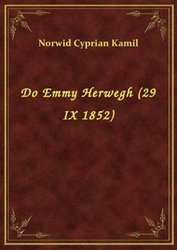 : Do Emmy Herwegh (29 IX 1852) - ebook