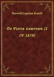 : Do Piotra Ławrowa (2 IV 1879) - ebook