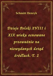 : Dzieje Polski XVIII i XIX wieku osnowane przeważnie na niewydanych dotąd źródłach. T. 2 - ebook