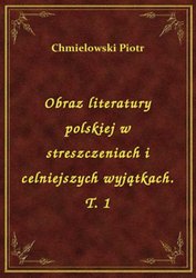 : Obraz literatury polskiej w streszczeniach i celniejszych wyjątkach. T. 1 - ebook