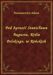 : Pod bytność Stanisława Augusta, Króla Polskiego, w Końskich - ebook