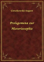 : Prolegomena zur Historiosophie - ebook