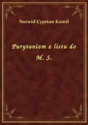 : Purytanizm z listu do M. S. - ebook