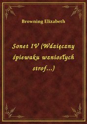 : Sonet IV (Wdzięczny śpiewaku wzniosłych strof...) - ebook