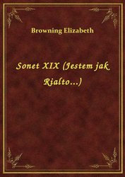 : Sonet XIX (Jestem jak Rialto...) - ebook