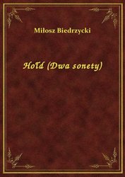 : Hołd (Dwa sonety) - ebook