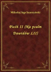 : Pieśń II (Na psalm Dawidów LII) - ebook