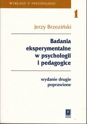 : Badania eksperymentalne w psychologii i pedagogice - ebook