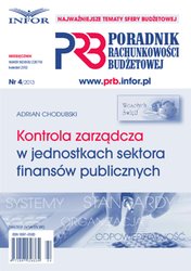 : Poradnik Rachunkowości Budżetowej - e-wydanie – 4/2013