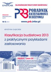 : Poradnik Rachunkowości Budżetowej - e-wydanie – 5/2013