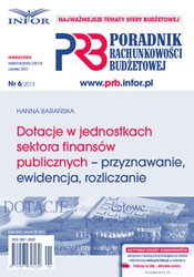 : Poradnik Rachunkowości Budżetowej - e-wydanie – 6/2013
