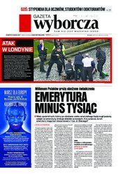 : Gazeta Wyborcza - Warszawa - e-wydanie – 69/2017