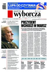 : Gazeta Wyborcza - Warszawa - e-wydanie – 260/2018