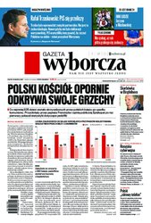 : Gazeta Wyborcza - Warszawa - e-wydanie – 63/2019