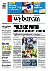 : Gazeta Wyborcza - Warszawa - e-wydanie – 65/2019