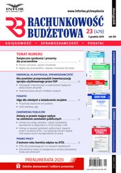 : Rachunkowość Budżetowa - e-wydanie – 23/2019