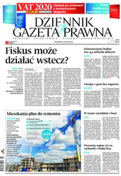 : Dziennik Gazeta Prawna - e-wydanie – 7/2020