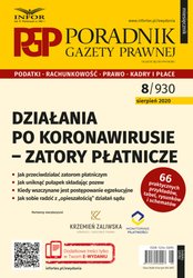 : Poradnik Gazety Prawnej - e-wydanie – 8/2020
