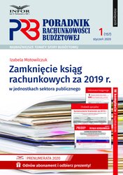 : Poradnik Rachunkowości Budżetowej - e-wydanie – 1/2020